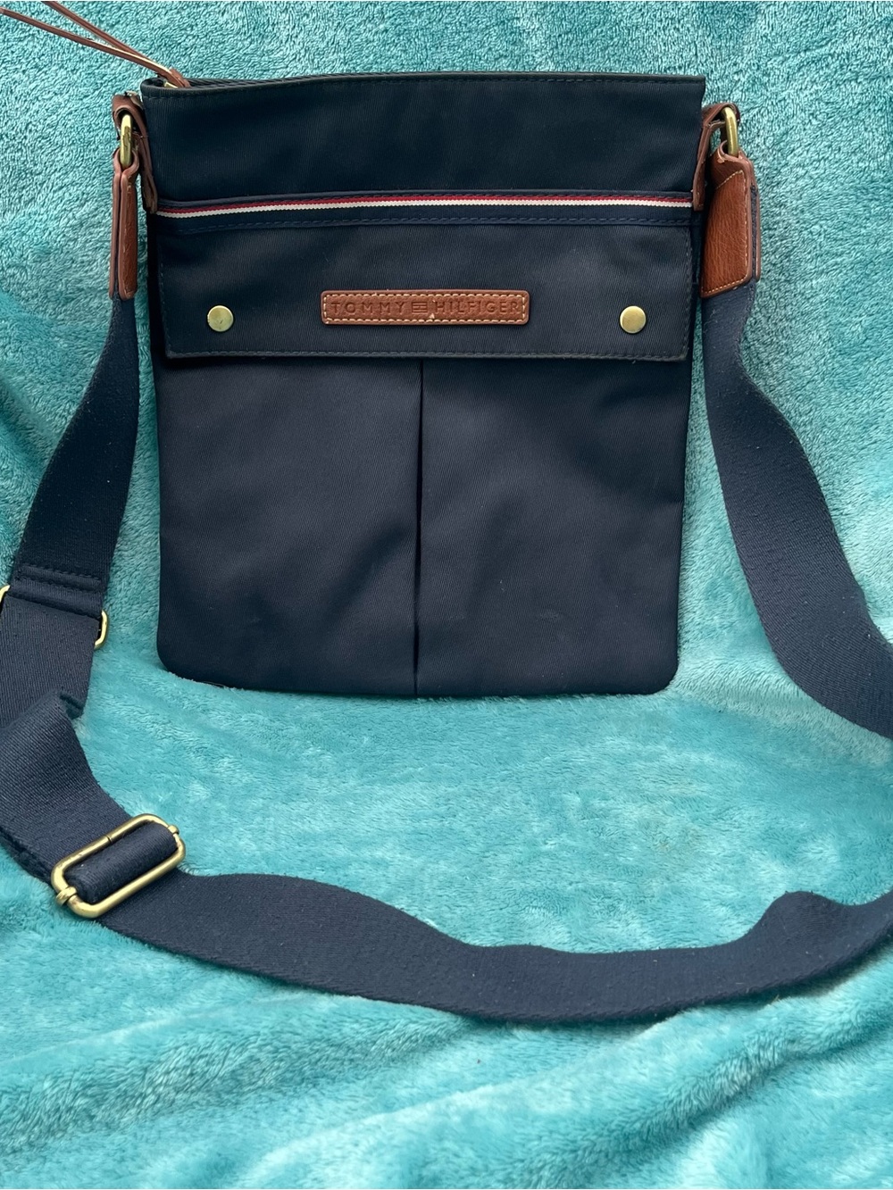 Tommy Hilfiger Navy Crossbody Messenger Bag
